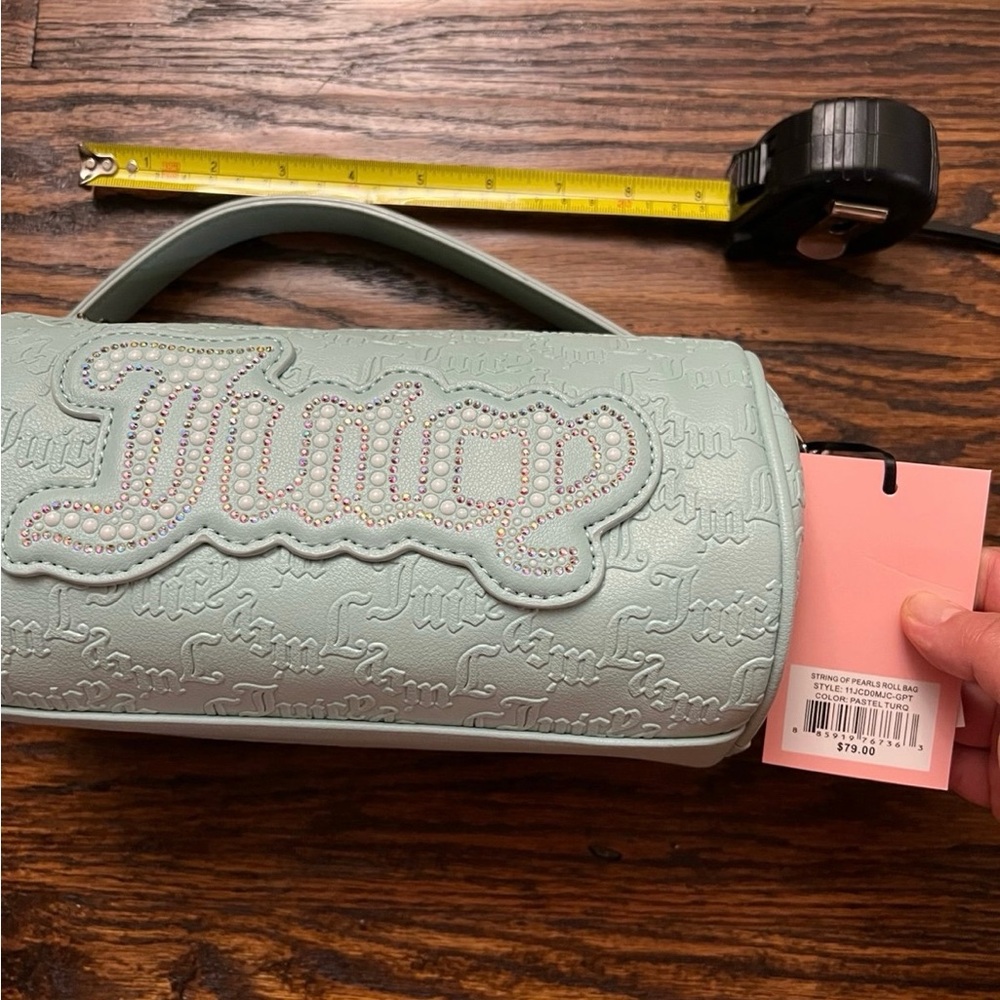 Juicy Couture Light Green Embossed Bag